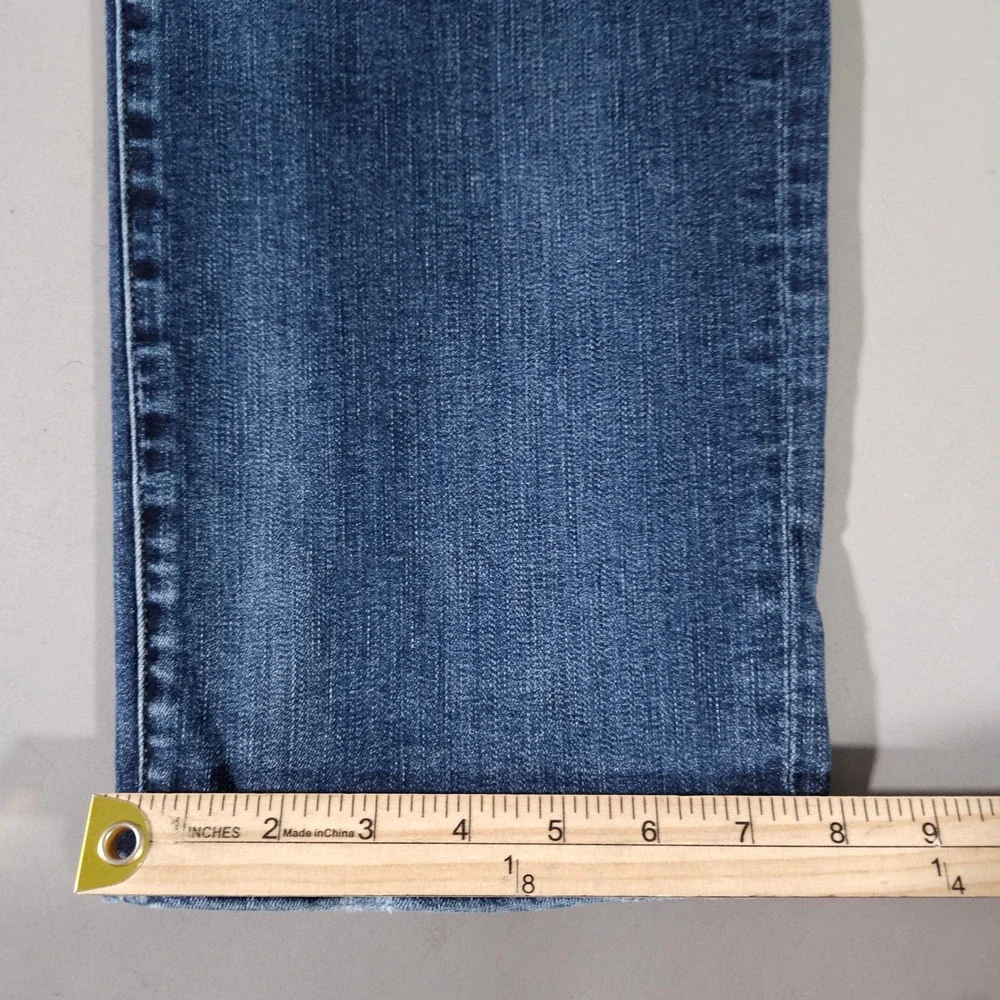 American Eagle Slim Straight Jeans Mens 42x32 Dark Wash Extreme Flex Blue